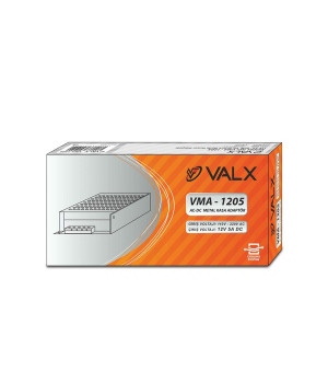 Valx VMA-1205 12V 5A 60W Metal Kasa Adaptör